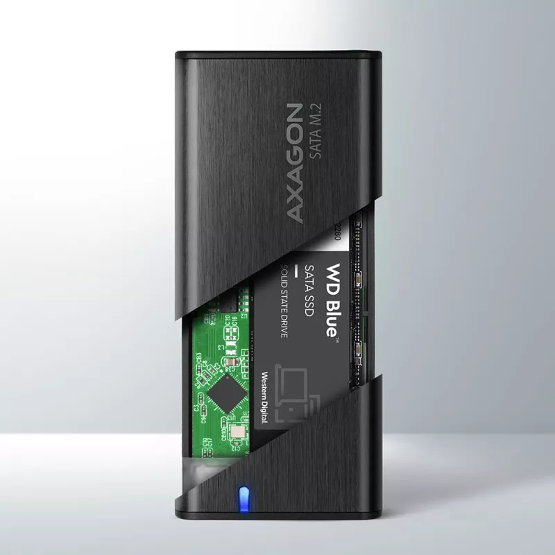 Θήκη SSD Axagon EEM2-SBC USB-C 3.2 Gen 2 μαύρο M.2