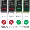 Θήκη SSD Axagon EEM2-SBC USB-C 3.2 Gen 2 μαύρο M.2