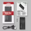 Θήκη SSD Axagon EEM2-SBC USB-C 3.2 Gen 2 μαύρο M.2