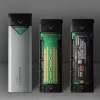 Axagon EEM2-UG2 Εξωτερική USB-C 10Gbps μεταλλική θήκη για M.2 NVMe SSD δίσκους. ασημί