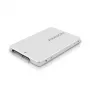 Axagon RSS-M2SD SATA - M.2 SATA SSD, εσωτερικό κουτί 2,5 ιντσών ALU, ασημί