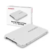 Axagon RSS-M2SD SATA - M.2 SATA SSD, εσωτερικό κουτί 2,5 ιντσών ALU, ασημί