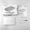 Axagon RSS-M2SD SATA - M.2 SATA SSD, εσωτερικό κουτί 2,5 ιντσών ALU, ασημί