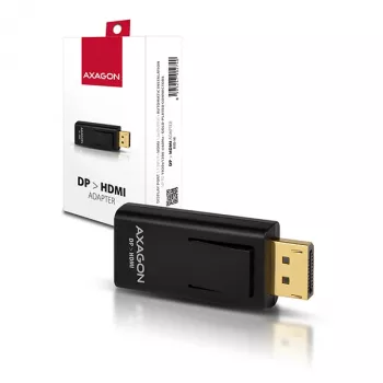 Μετατροπέας φύλου καλωδίου Axagon RVD-HI DisplayPort σε HDMI μαύρο