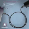 Axagon BUCM32-CM20AB SPEED+ USB-C USB 20Gbps/100W καλώδιο 2 m