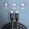 Axagon BUCM3-CM10AB SPEED USB-C <> USB-C 3.2 Gen 1 καλώδιο 1 m