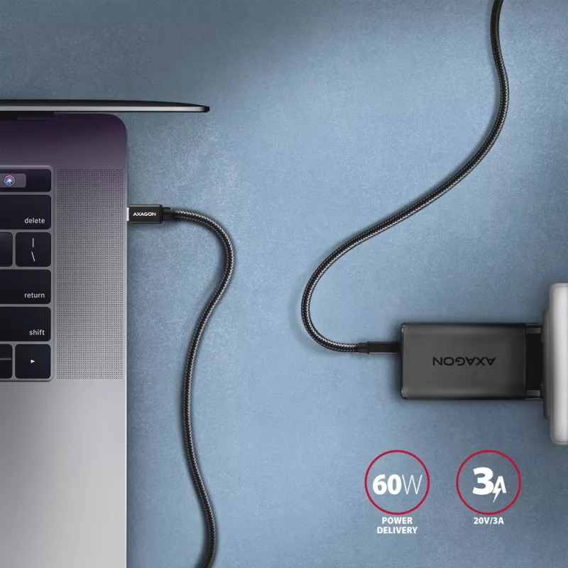 Axagon BUCM3-CM20AB SPEED USB-C <> USB-C 3.2 Gen 1 καλώδιο 2 m