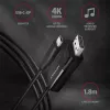 Axagon RVC-DPC USB-C -> DisplayPort καλώδιο 1,8m 4K/60Hz