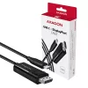 Axagon RVC-DPC USB-C -> DisplayPort καλώδιο 1,8m 4K/60Hz