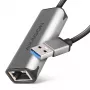 Προσαρμογέας 2.5 Gigabit Ethernet AXAGON ADE-25R — USB Type-C, 10/100/1000/2500 Mbit, 5000 Mbit/s, αλουμίνιο, γκρι