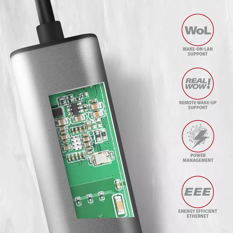 Axagon ADE-25RC SuperSpeed USB-C 2,5 Gigabit Ethernet προσαρμογέας