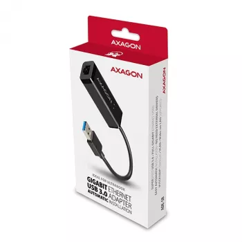 Axagon ADE-SR USB-A Gigabit Ethernet προσαρμογέας, ενσύρματος, USB, Ethernet, 1000 Mbit/s, μαύρο