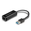 Axagon ADE-SR USB-A Gigabit Ethernet προσαρμογέας, ενσύρματος, USB, Ethernet, 1000 Mbit/s, μαύρο