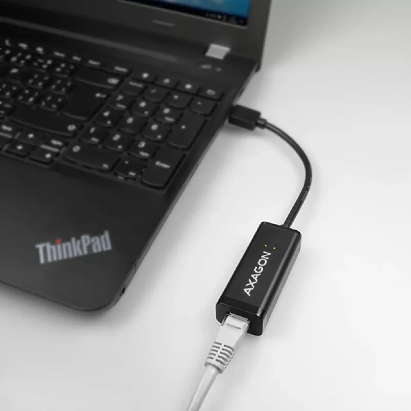 Axagon ADE-SR USB-A Gigabit Ethernet προσαρμογέας, ενσύρματος, USB, Ethernet, 1000 Mbit/s, μαύρο