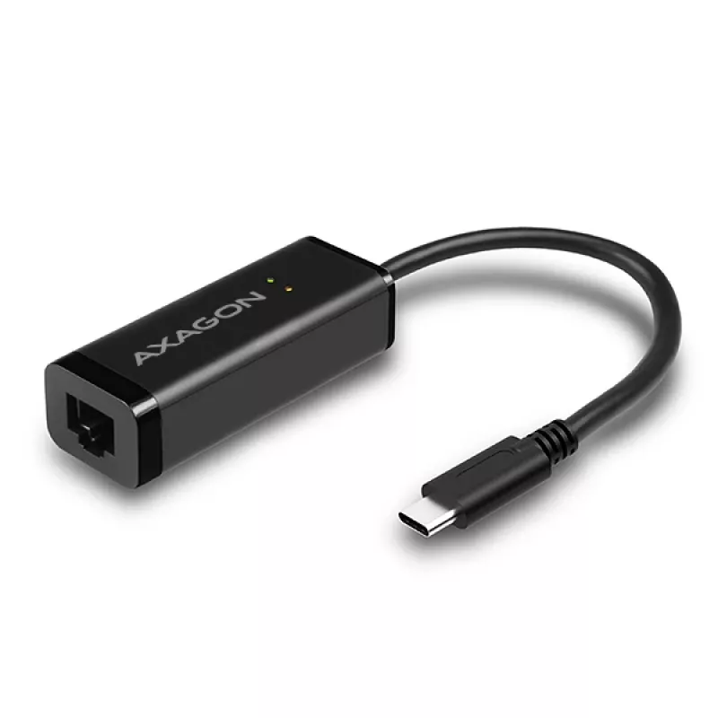 Axagon ADE-SRC USB-C Gigabit Ethernet προσαρμογέας, ενσύρματος, USB Type-C, Ethernet, 1000 Mbit/s, μαύρο