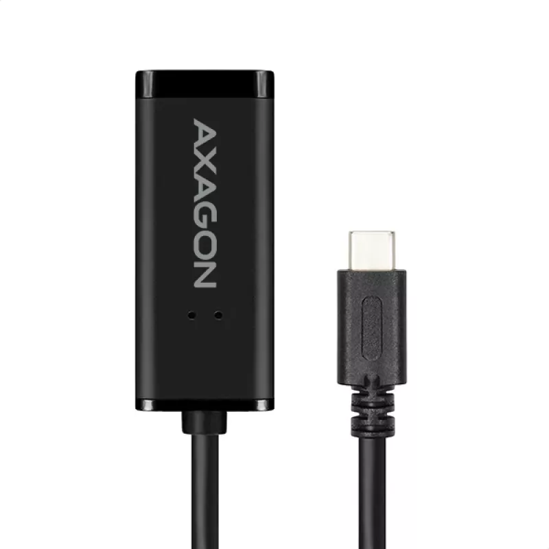Axagon ADE-SRC USB-C Gigabit Ethernet προσαρμογέας, ενσύρματος, USB Type-C, Ethernet, 1000 Mbit/s, μαύρο