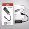 Axagon ADE-SRC USB-C Gigabit Ethernet προσαρμογέας, ενσύρματος, USB Type-C, Ethernet, 1000 Mbit/s, μαύρο