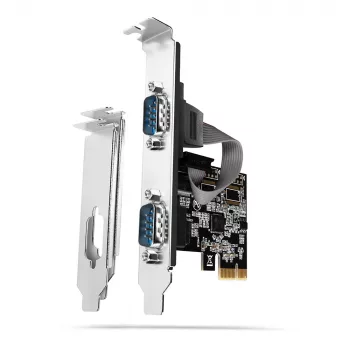 Axagon PCEA-S2N PCIe - 2x σειριακές θύρες 250 kbps Adapter με SP & LP