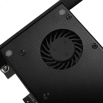 Axagon PCEM2-DC PCIe x4 - M.2 NVMe M-Key + SATA B-Key Slot Adapter με ψύκτρα, SP & LP