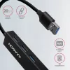 Axagon HMA-GL3A Multiport Hub USB 3.0 τύπου A Gbit-LAN 3x USB-A microSD Ενσύρματο USB 3.2 Gen 1 (3.1 Gen 1) Type-A Μαύρο