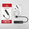 Axagon HMA-GL3A Multiport Hub USB 3.0 τύπου A Gbit-LAN 3x USB-A microSD Ενσύρματο USB 3.2 Gen 1 (3.1 Gen 1) Type-A Μαύρο