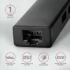 USB-C Hub Axagon HMC-GL3A 3x USB-A Gbit-LAN Μαύρο