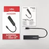 USB-C Hub Axagon HMC-GL3A 3x USB-A Gbit-LAN Μαύρο