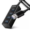 Axagon HUE-M1AL 4x USB 3.2 Gen 1 MINI-Hub, Μεταλλικό, καλώδιο USB-A 1,2 m