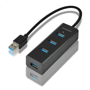 Axagon HUE-S2B 4x USB 3.0 CHARGING Hub, τροφοδοσία μέσω Micro-USB