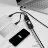 Axagon HUE-S2BL 4x USB 3.0 CHARGING Hub με καλώδιο 1,2 m, τροφοδοσία μέσω Micro-USB