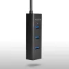 Axagon HUE-S2BL 4x USB 3.0 CHARGING Hub με καλώδιο 1,2 m, τροφοδοσία μέσω Micro-USB