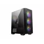 MSI MAG Forge M100R Midi-Tower Μαύρο, διαφανές