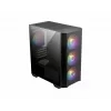 MSI MAG Forge M100R Midi-Tower Μαύρο, διαφανές