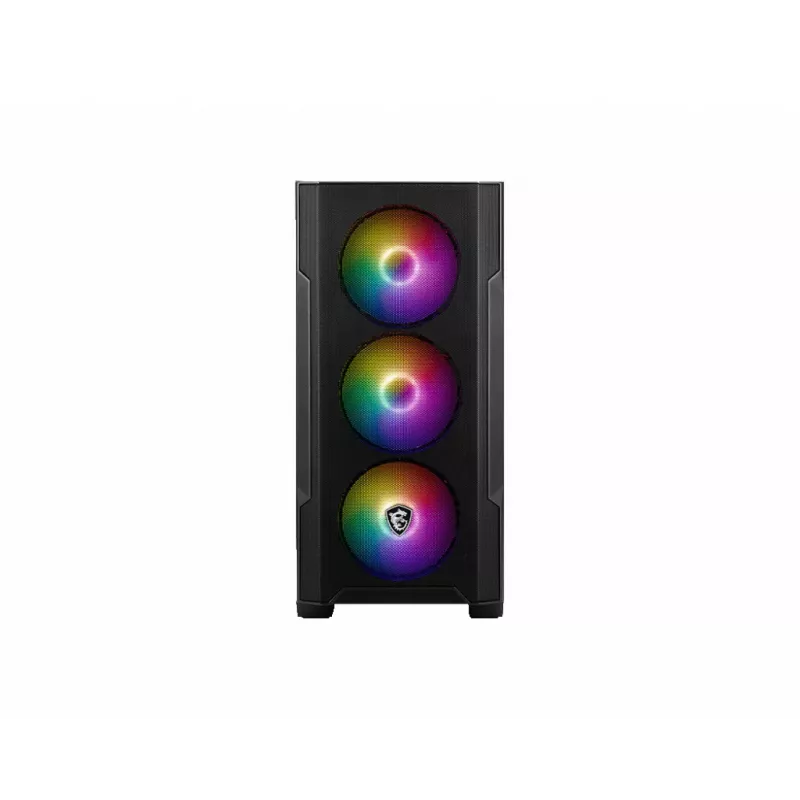 MSI MAG Forge M100R Midi-Tower Μαύρο, διαφανές