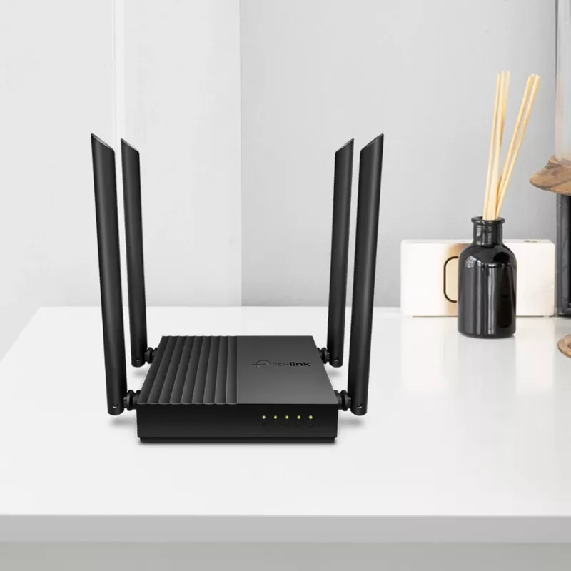 TP-Link ARCHER A64 Ασύρματος Router Gigabit Ethernet Dualband (2,4 GHz / 5 GHz) Μαύρο