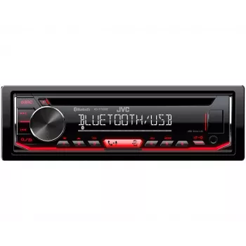 JVC KD-T702BT 1-DIN CD-Receiver, Μαύρο, 1 DIN, 200 W, 50 W, CD, LCD