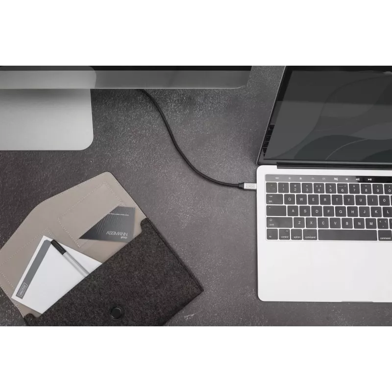 Καλώδιο USB Type-C Digitus DB-300220-010-S 1 m USB 3.2 Gen 1 5 Gbit/s