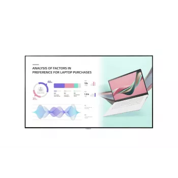 LG 98UH5J-H Signage Display Digital Signage Επίπεδη οθόνη 2,49 m (98 ίντσες) LCD Wi-Fi 500 cd/m² 4K Ultra HD Μαύρο WebOS 24/7
