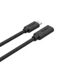 Καλώδιο UNITEK USB-C - USB 3.2 Gen 2 (3.1 Gen 2) - 1 m Μαύρο