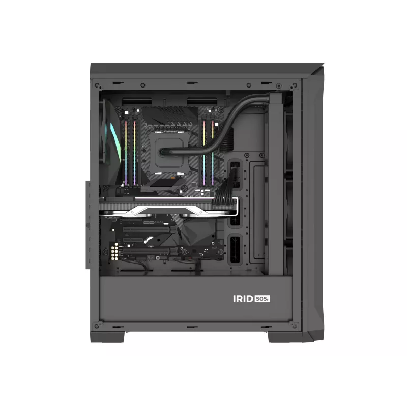 GENESIS Irid 505F Midi Tower Μαύρο