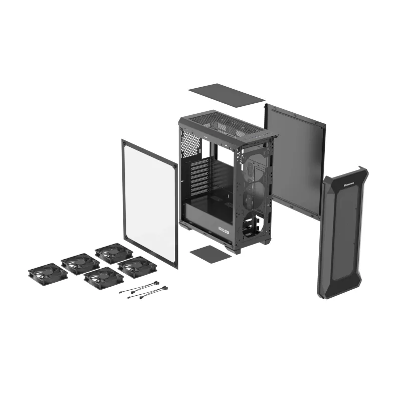 GENESIS Irid 505F Midi Tower Μαύρο