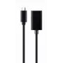 Καλώδιο προσαρμογέα GEMBIRD USB Type-C σε DisplayPort, 4K, 15 cm, Μαύρο