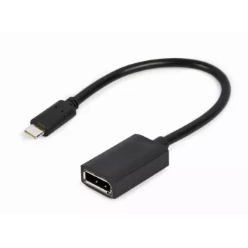 Καλώδιο προσαρμογέα GEMBIRD USB Type-C σε DisplayPort, 4K, 15 cm, Μαύρο