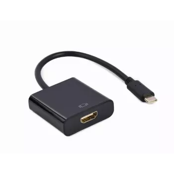 Καλώδιο προσαρμογέα GEMBIRD USB Type-C σε HDMI, 4K@60Hz, 15cm, Μαύρο