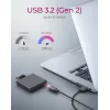 ICY BOX IB-CR404-C31 Αναγνώστης καρτών Μαύρο