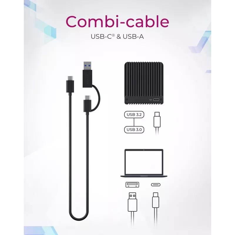 ICY BOX IB-CR404-C31 Αναγνώστης καρτών Μαύρο