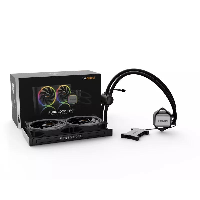 be quiet! Pure Loop 2 FX 280mm Επεξεργαστής All-in-One Υδρόψυξη 14 cm Μαύρο 1 τεμ.