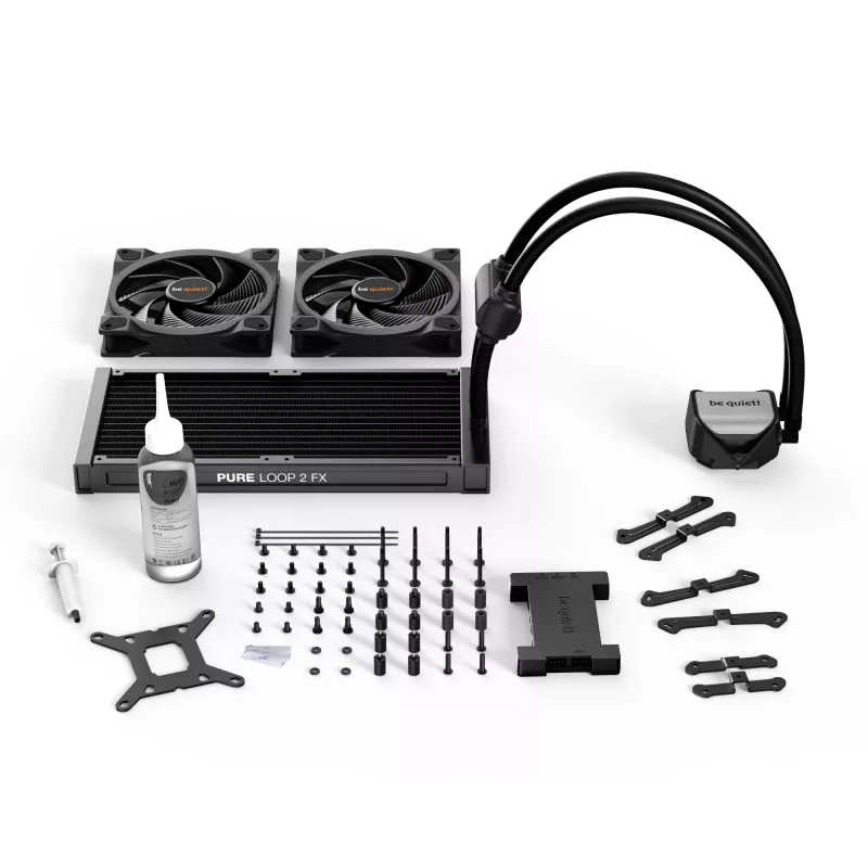 be quiet! Pure Loop 2 FX 280mm Επεξεργαστής All-in-One Υδρόψυξη 14 cm Μαύρο 1 τεμ.