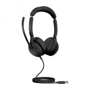 Jabra Evolve2 50 - USB-A MS Stereo, Ενσύρματο, Γραφείο/Callcenter, 20 - 20000 Hz, 127 g, Headset, Μαύρο
