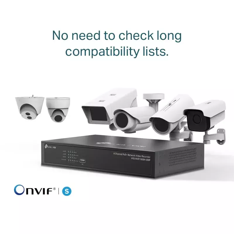 TP-Link VIGI 8-Κανάλι PoE+ Καταγραφικό Βίντεο Δικτύου